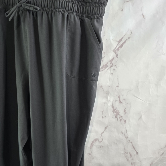 Albion Jumpsuit Women XXL 2X Black Jogger Zip Every Day Jetsetter Short Sleeve - Picture 5 of 15